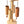 Set van 4 Koshi Earth Symphony windgongen aan de draaibare Premium standaard Bloem des Levens, schuin aanzicht, witte achtergrond